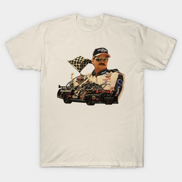 Dale Earnhardt Retro Vintage T-Shirt by TuoTuo.id